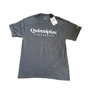 Quinnipiac University T Shirt Grey Medium NWT